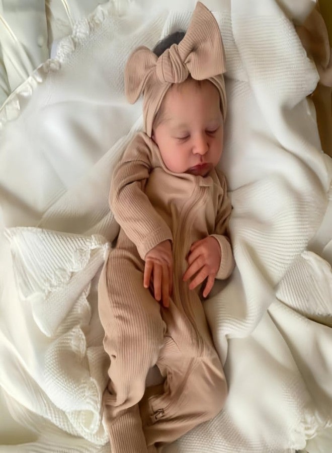 MAIHAO 20-Inch Reborn Baby Dolls Girl Lifelike Baby Dolls Realistic Reborn Doll Girl Soft Body Closed Eyes Newborn Real Life Baby - Image 1